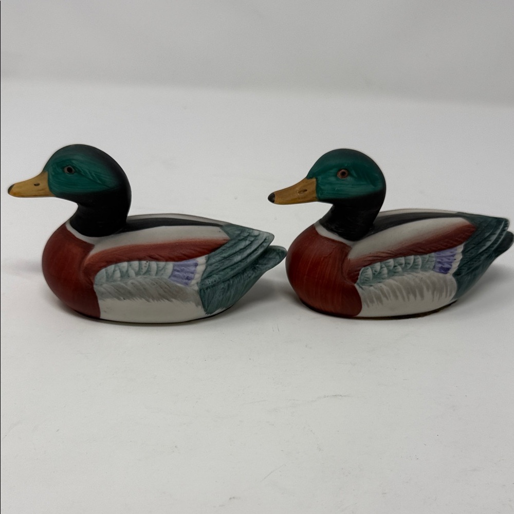 Handcrafted Ceramic Duck Figurines 3x5 in Home Decor Hunting -Outdoor - Picture 2 of 10